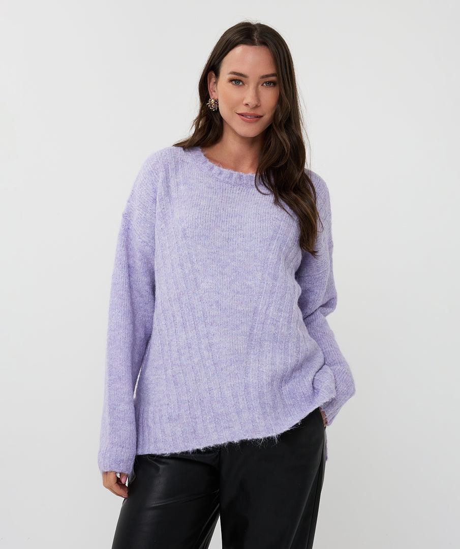 Diagonal Lines Sweater