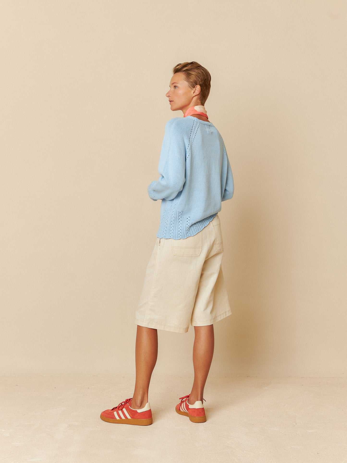 Braided Knit Sweater