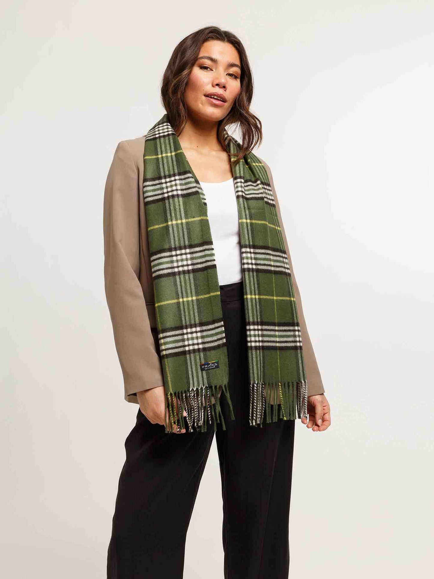 Cashmink Plaid Check Scarf