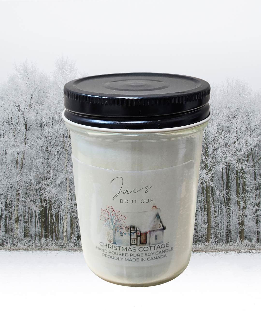 Christmas Cottage Candle