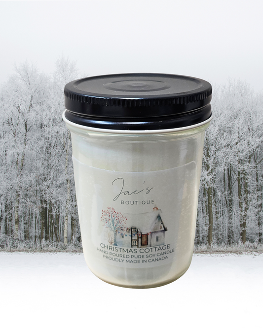 Christmas Cottage Candle