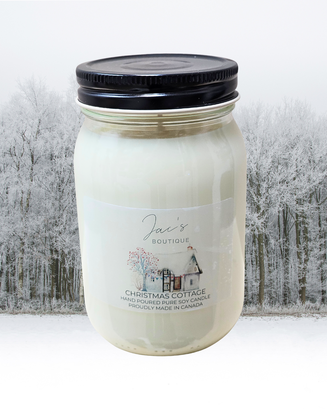 Christmas Cottage Candle