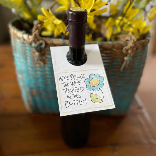 Rescue - Bottle Greeting Card