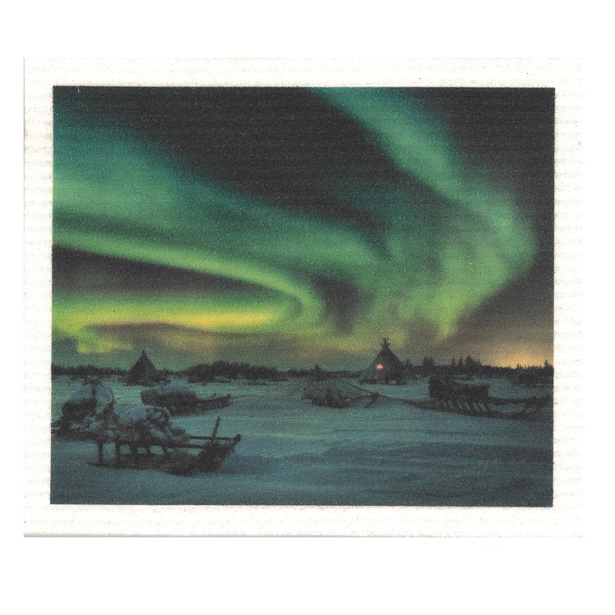 Aurora Borealis Dish Cloth