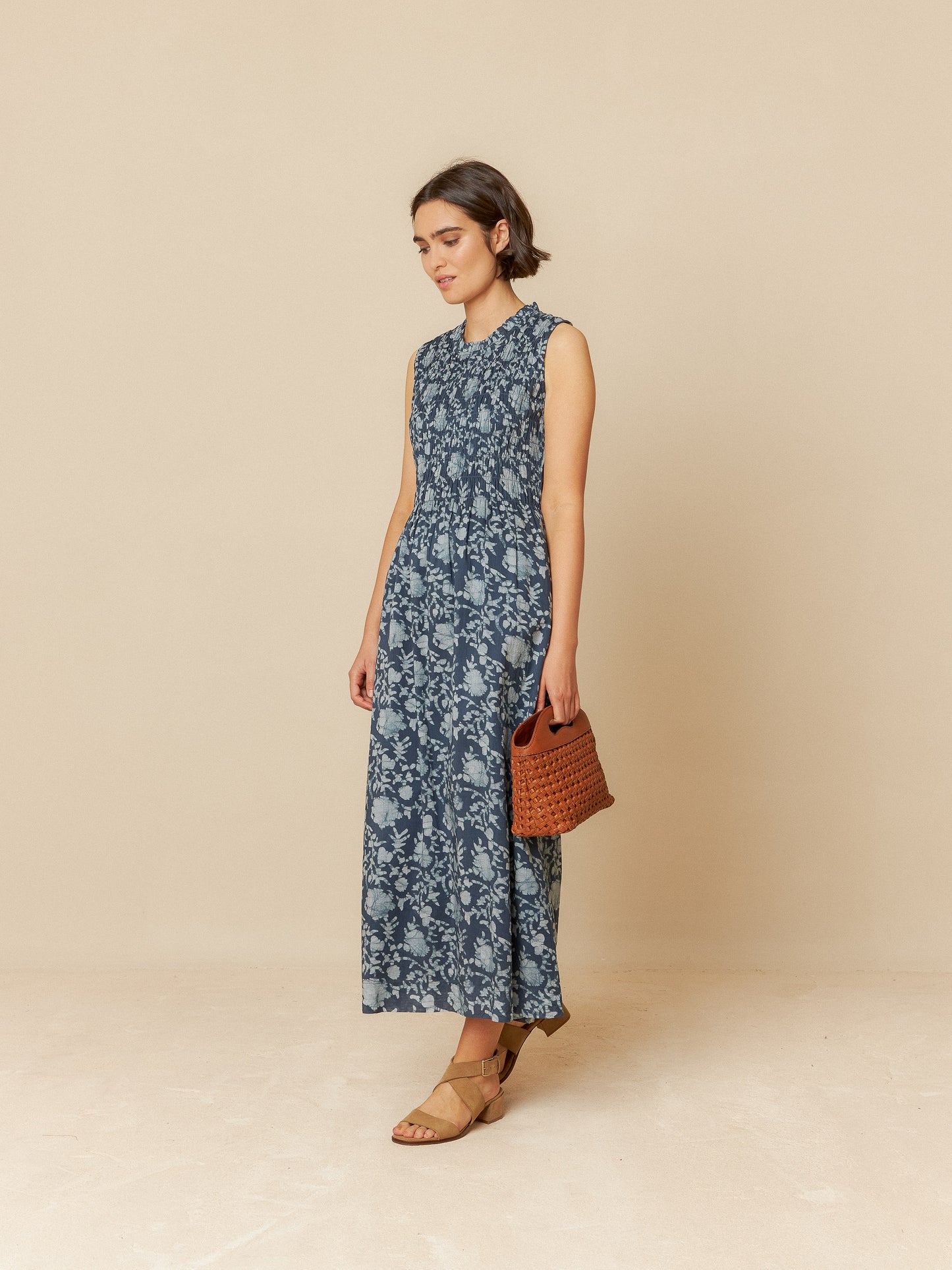 Elastic Maxi Dress