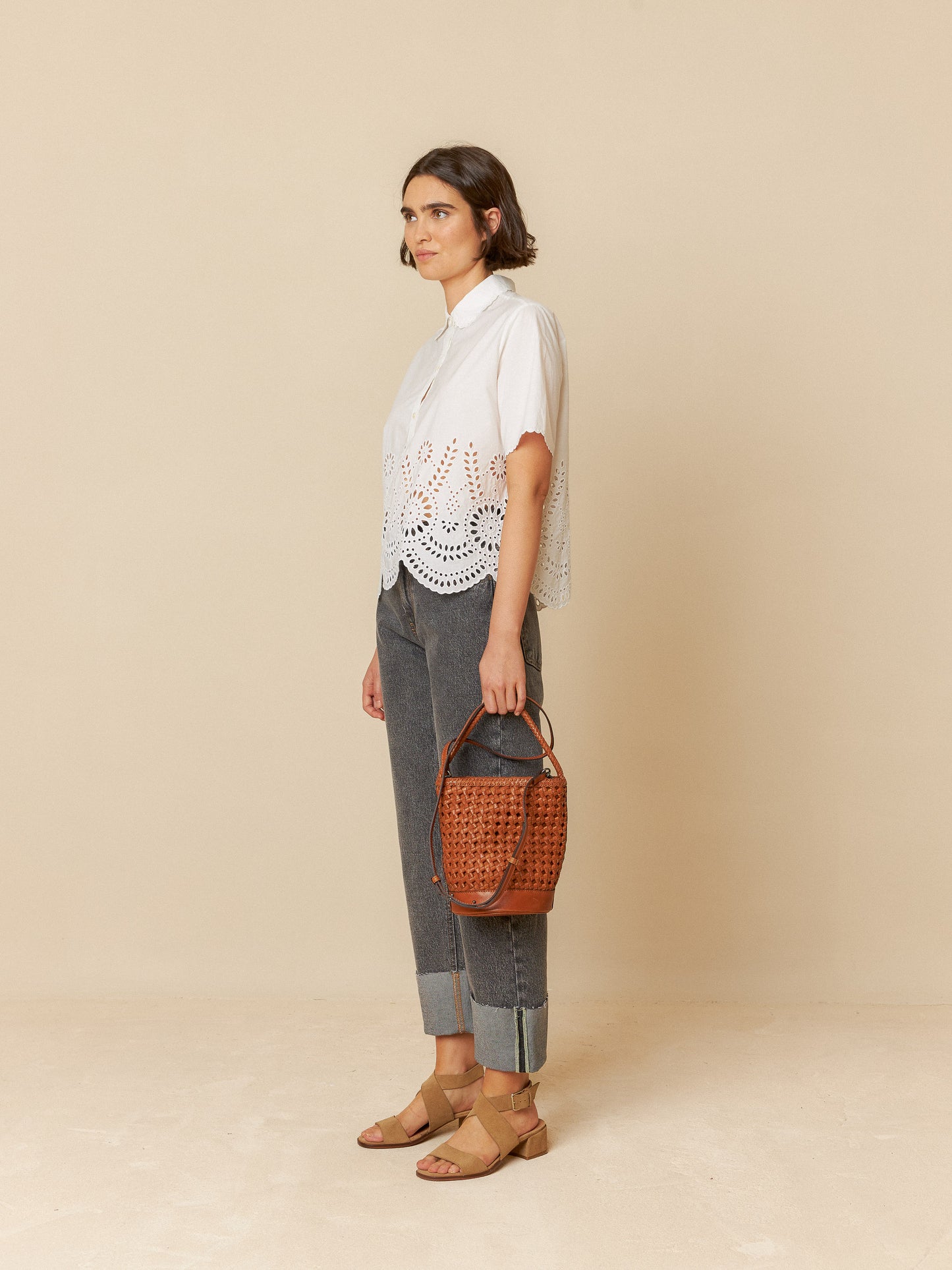 Poplin Embroidered Shirt