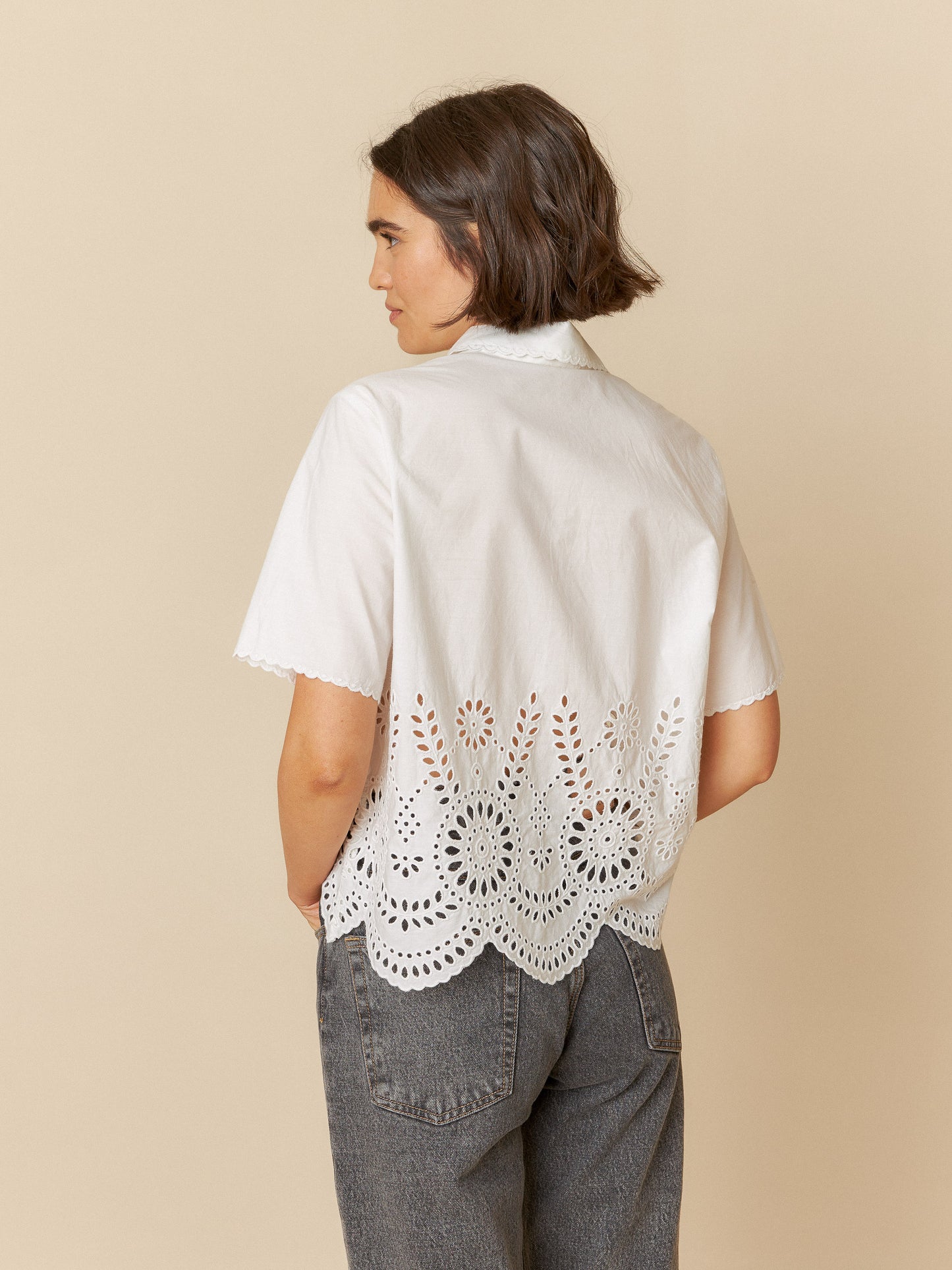 Poplin Embroidered Shirt