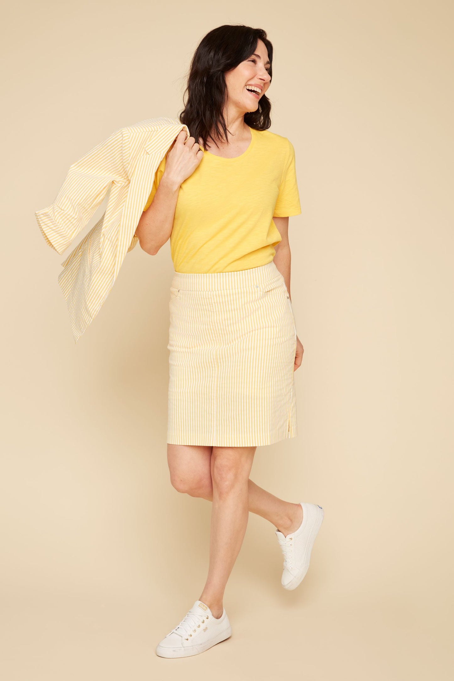 Seersucker Skort