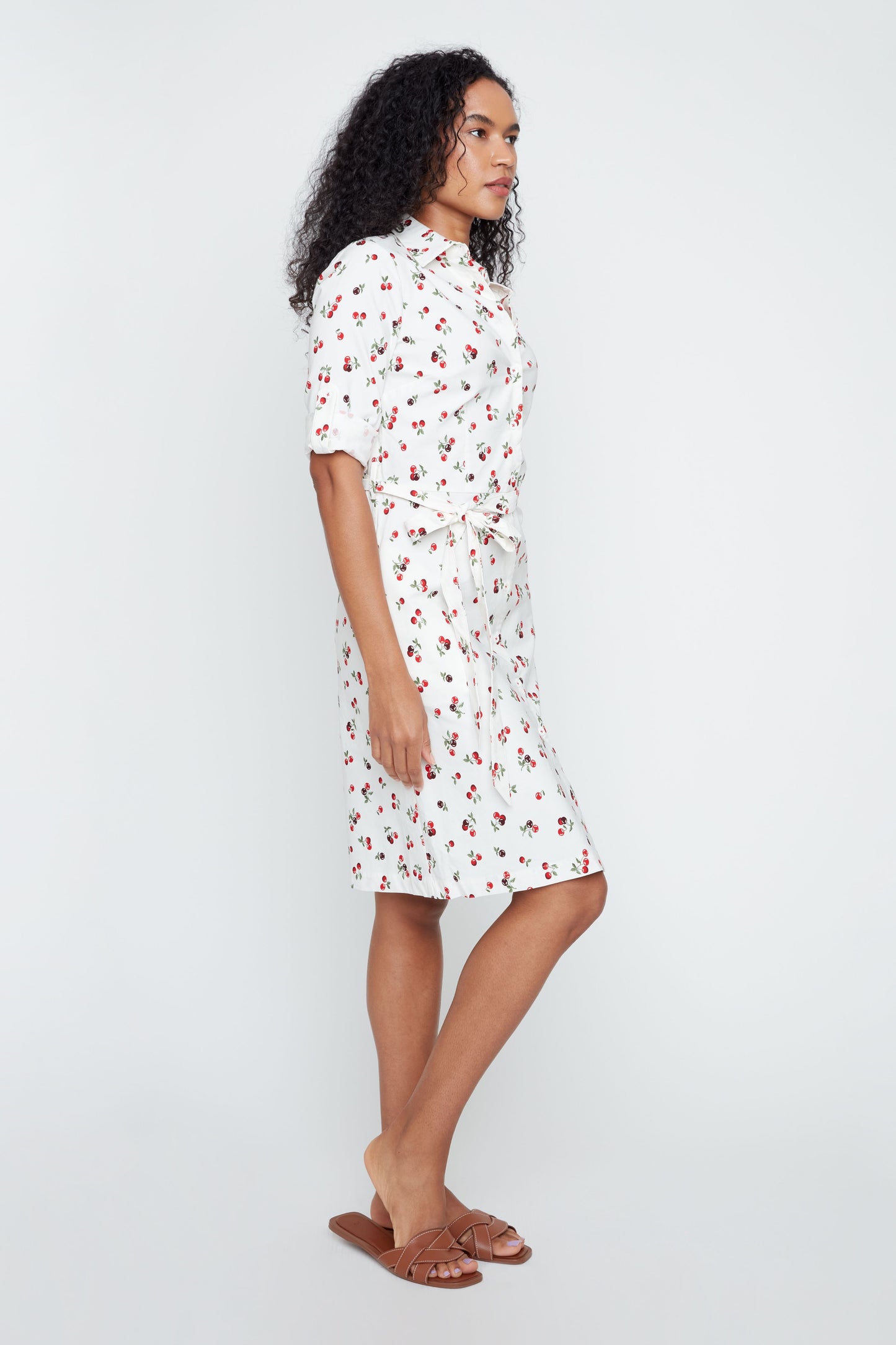 Cherry Shirt Dress