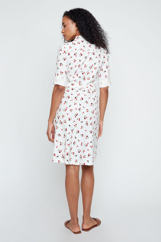 Cherry Shirt Dress
