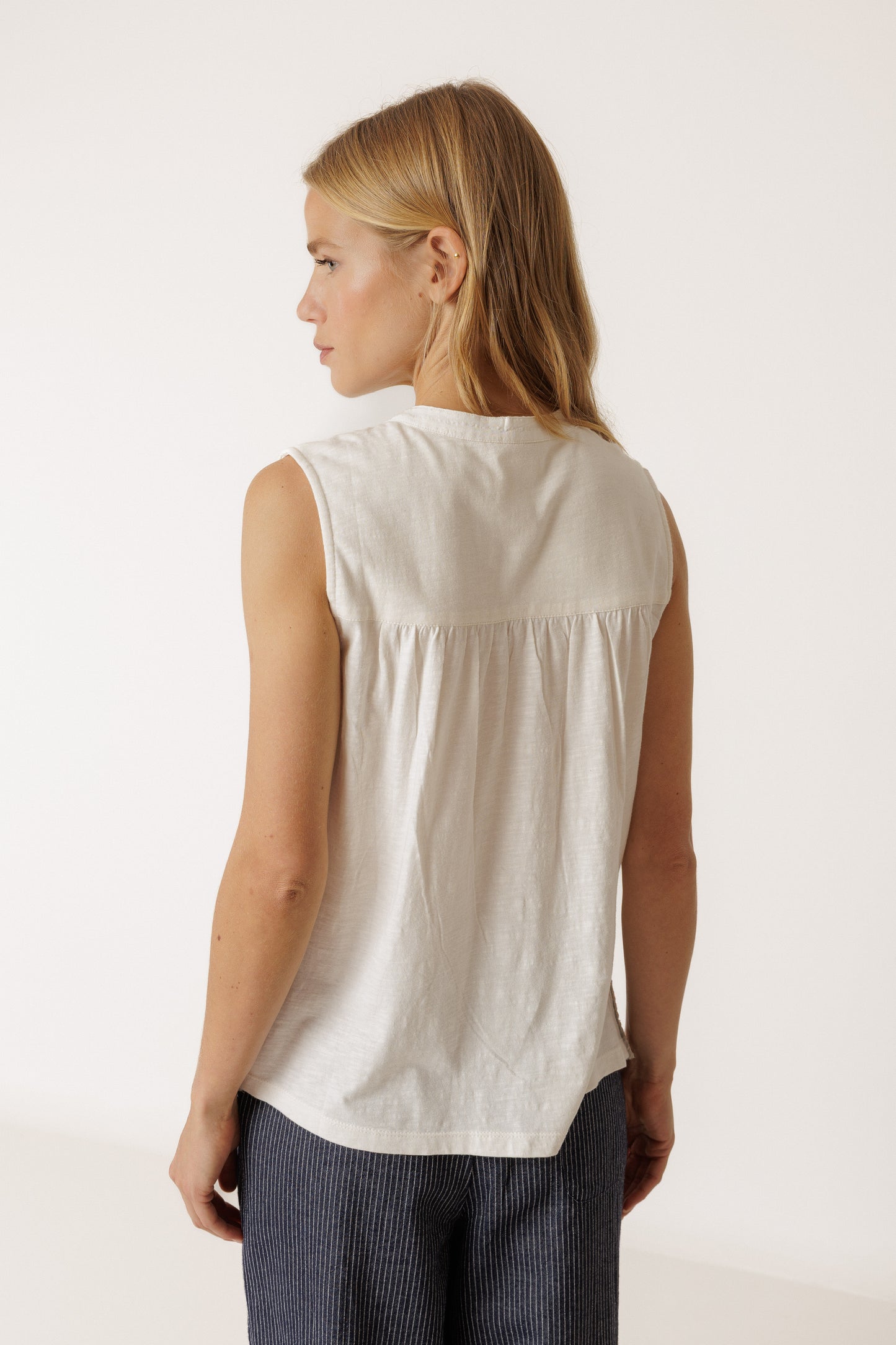 Combination Embroidered Tee