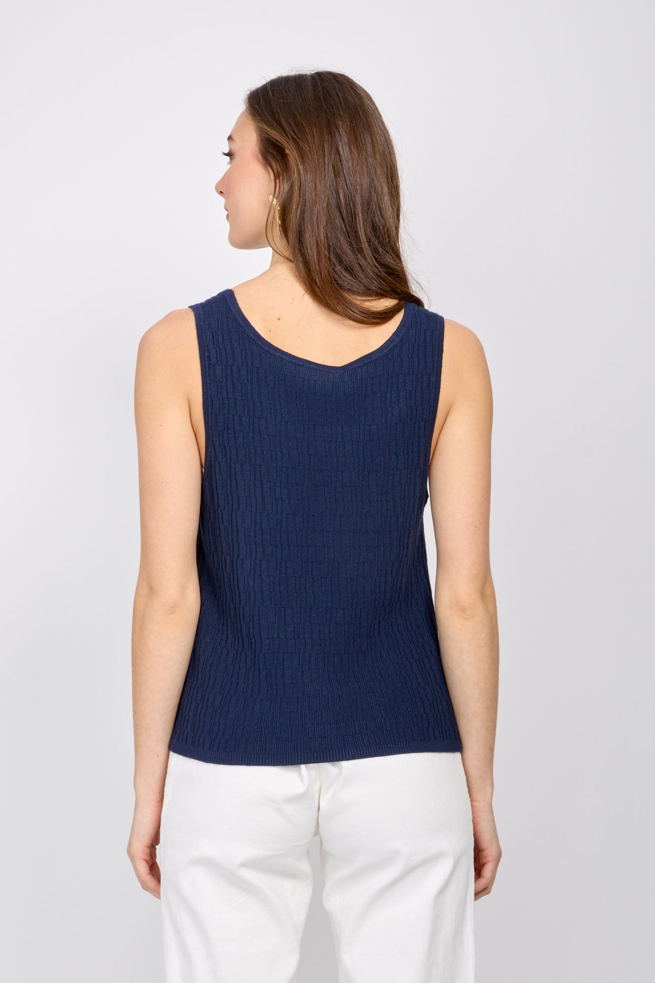Sleeveless Textured Tank