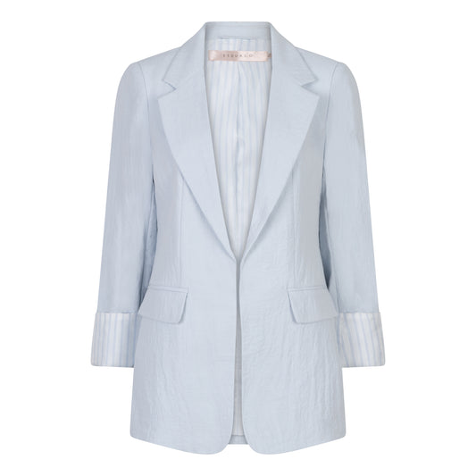 Blazer with Rolled Sleeve