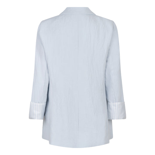 Blazer with Rolled Sleeve