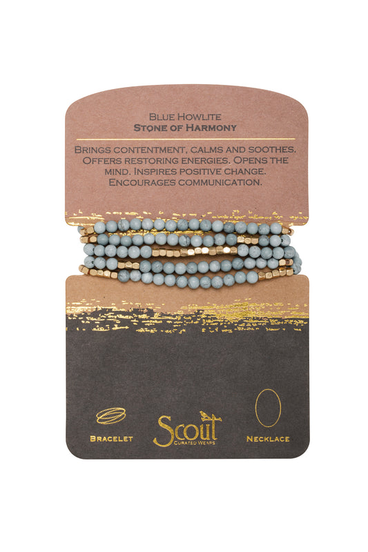 Stone Wrap Blue Howlite | Harmony