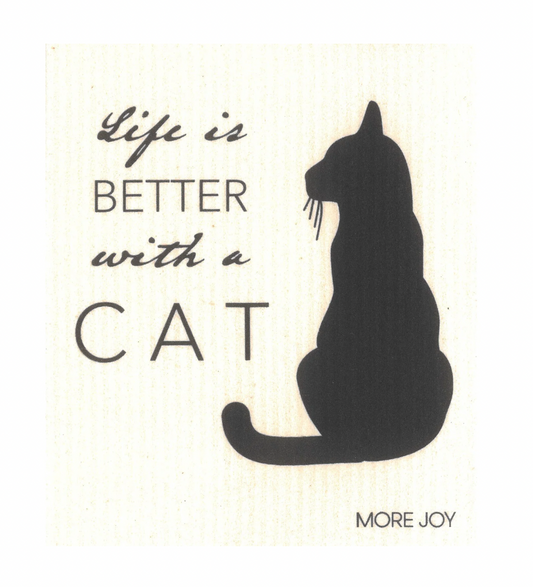 Cat Life Dish Cloth