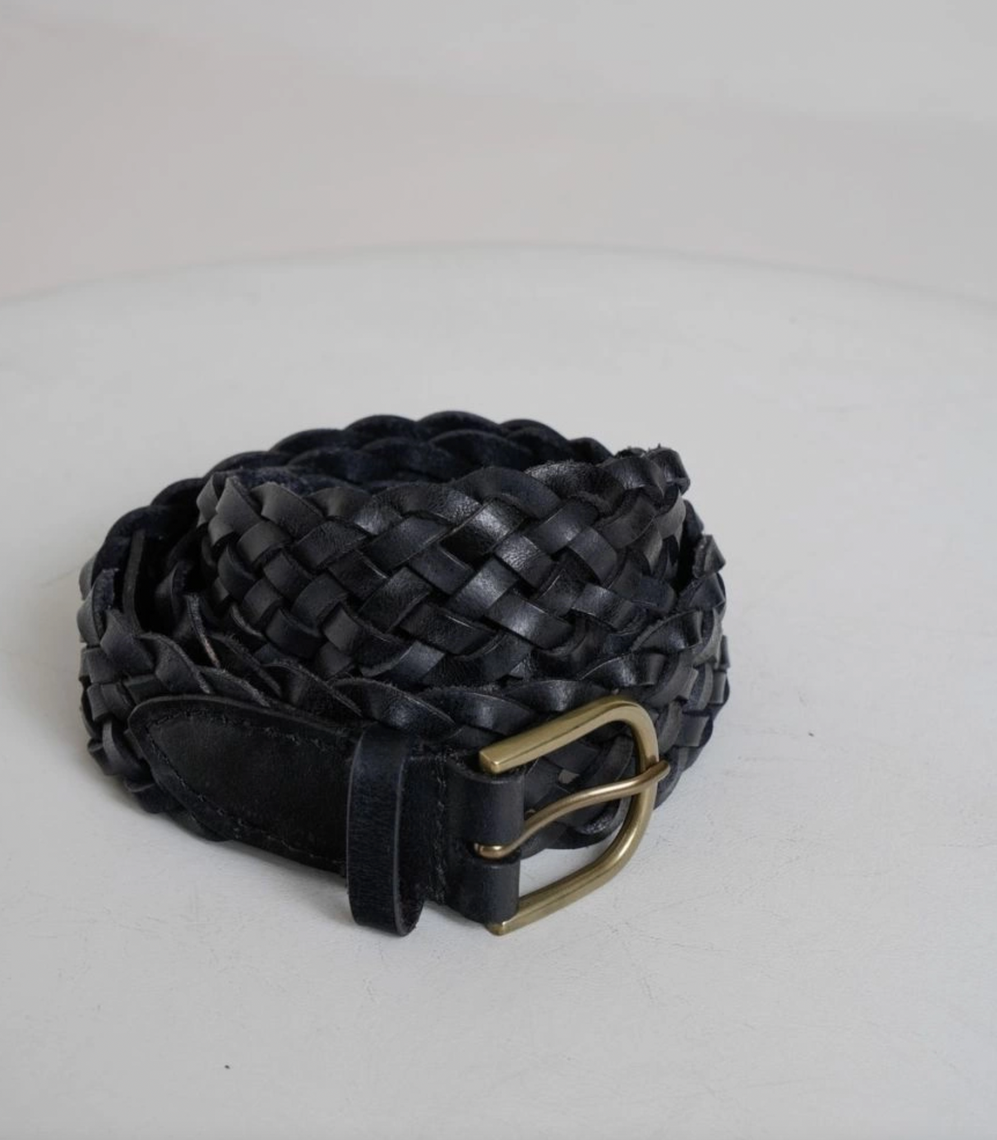 Plaited Leather Belt