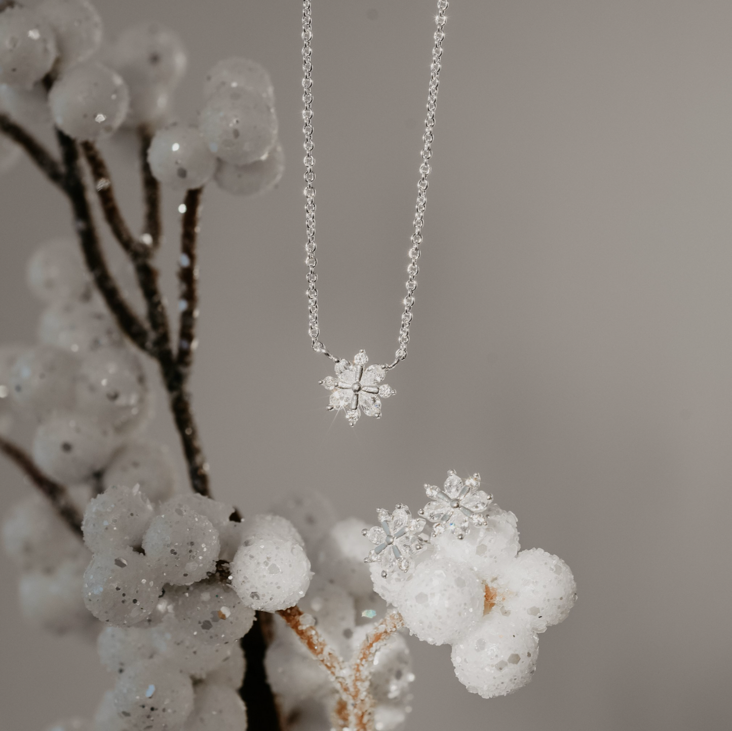 Snow Crystal Necklace