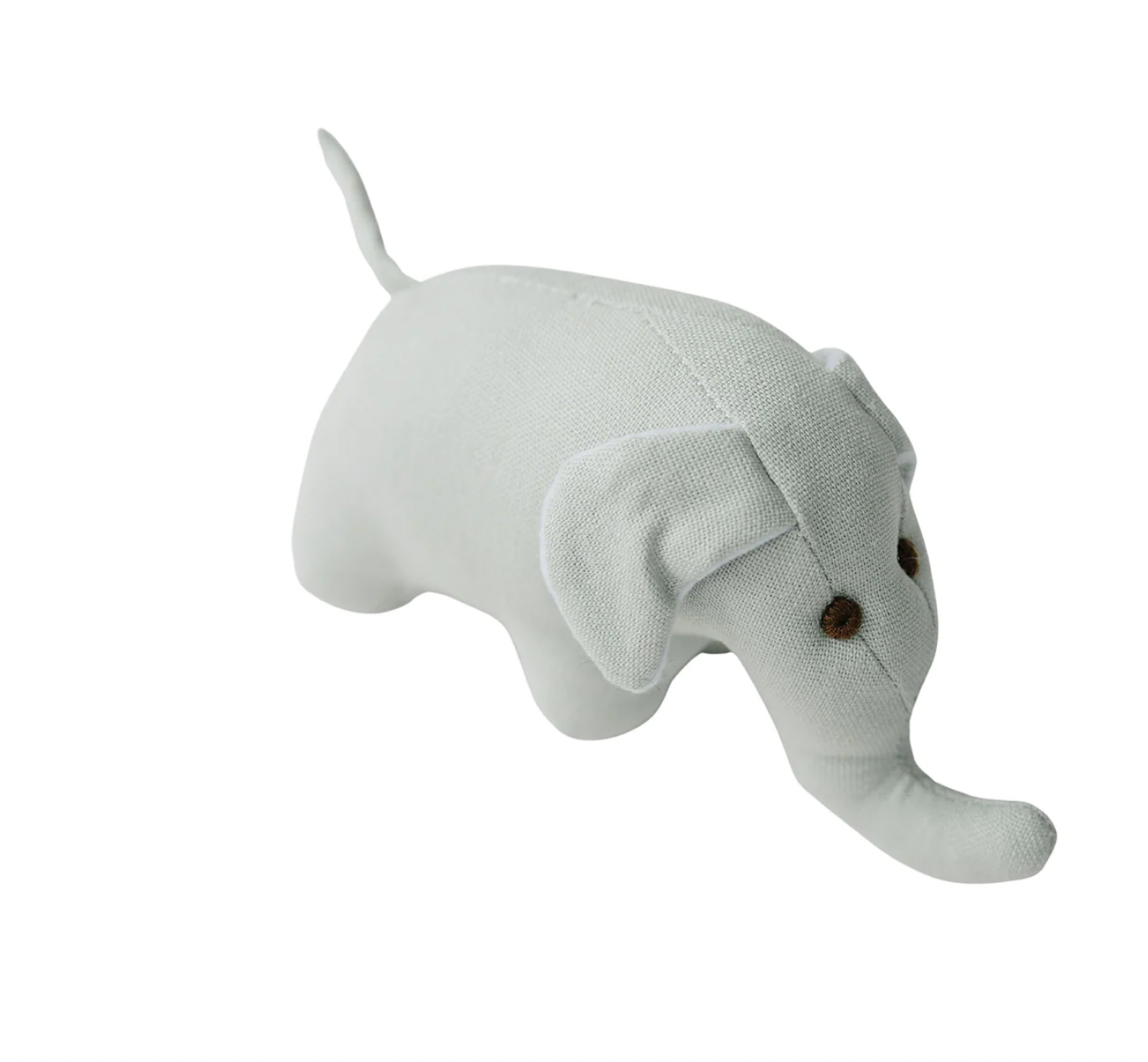 Linen Elephant Rattle