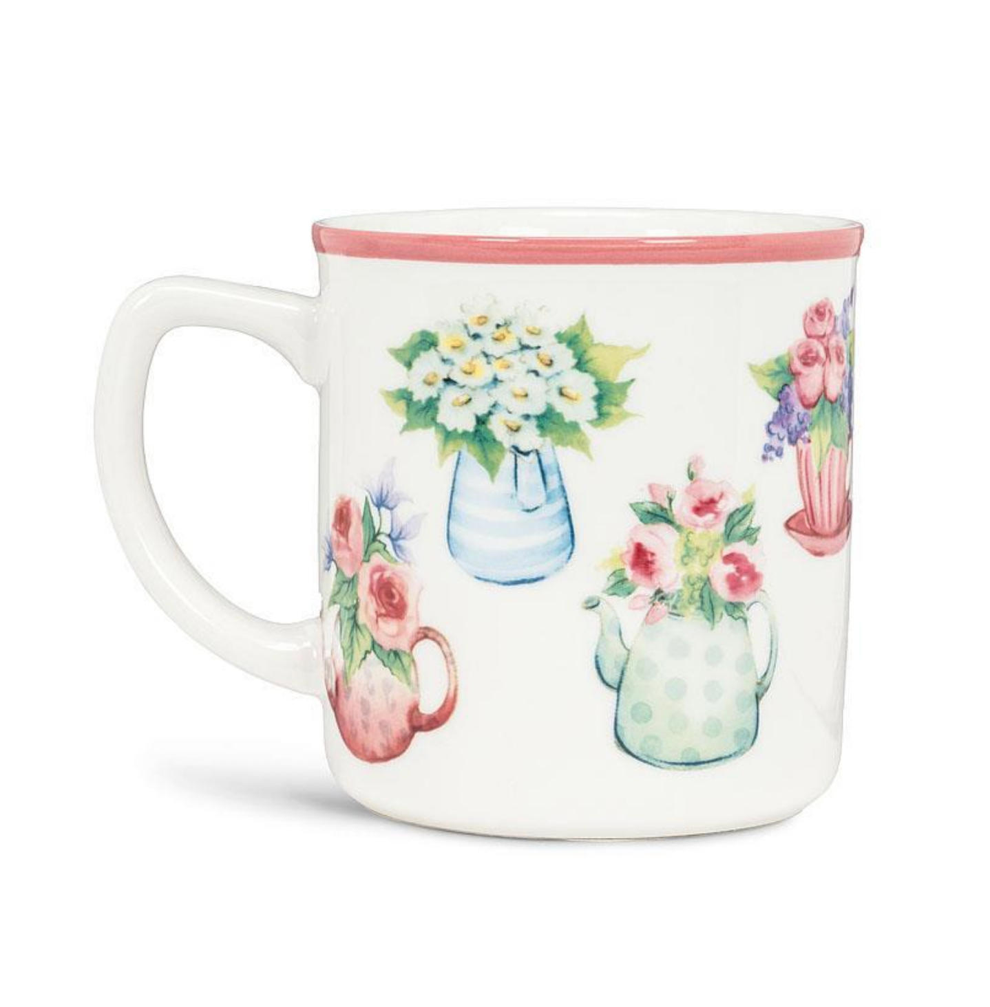 Flowers in Cup Mug