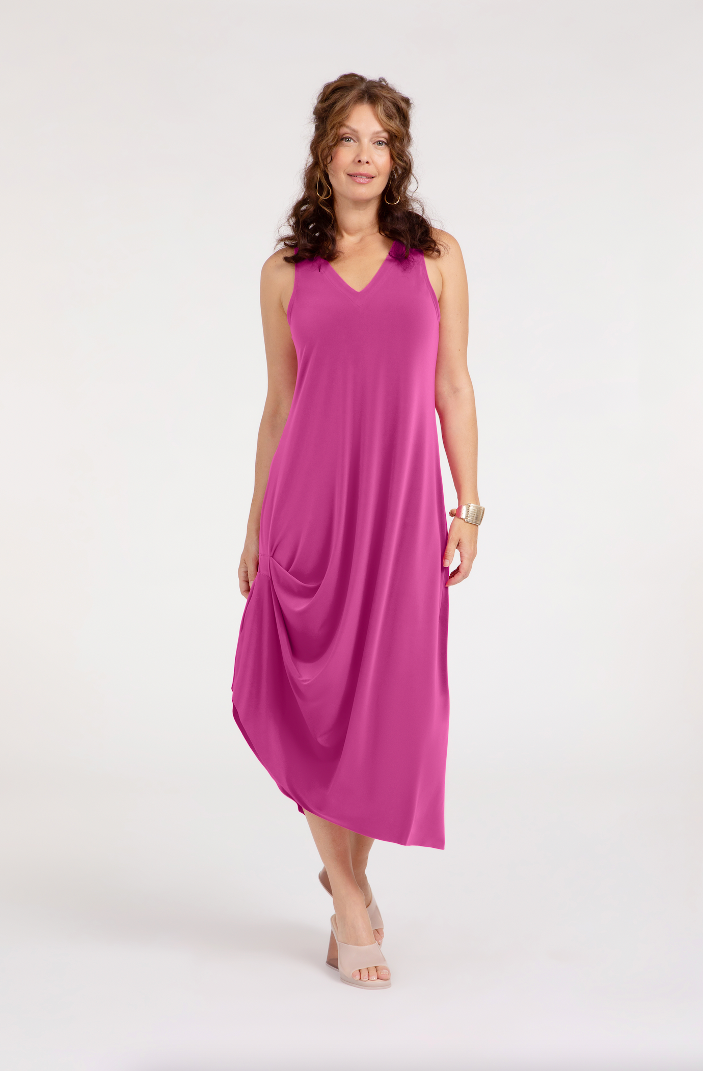 Sleeveless Drama Dress