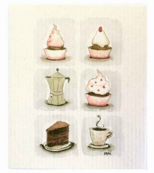 Cupcakes Dish Cloth