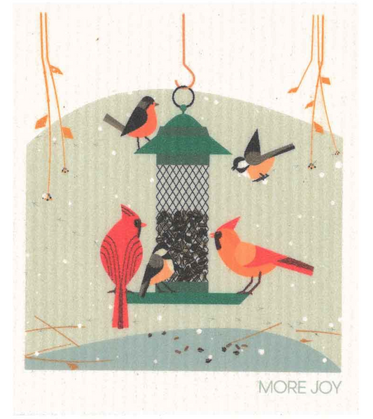 Feeding Birds Dish Cloth