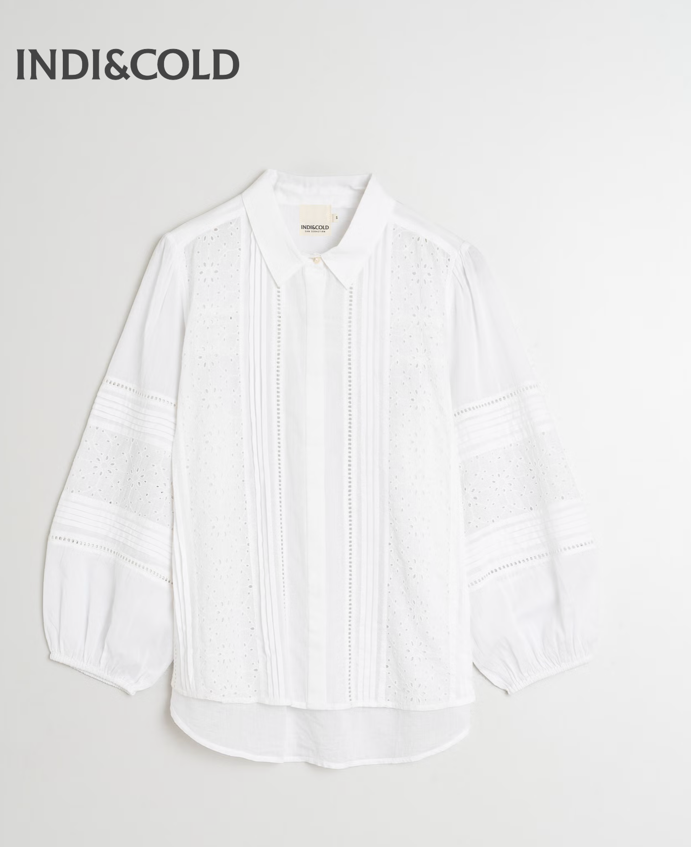 Embroidered Voile Shirt