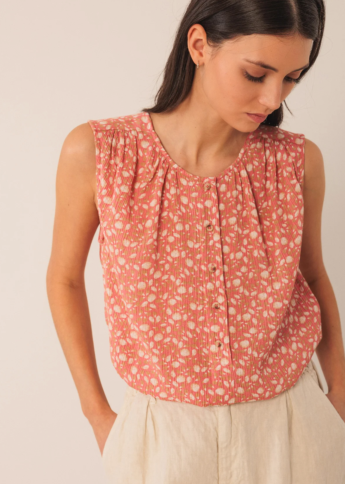 Misa Crepe Top