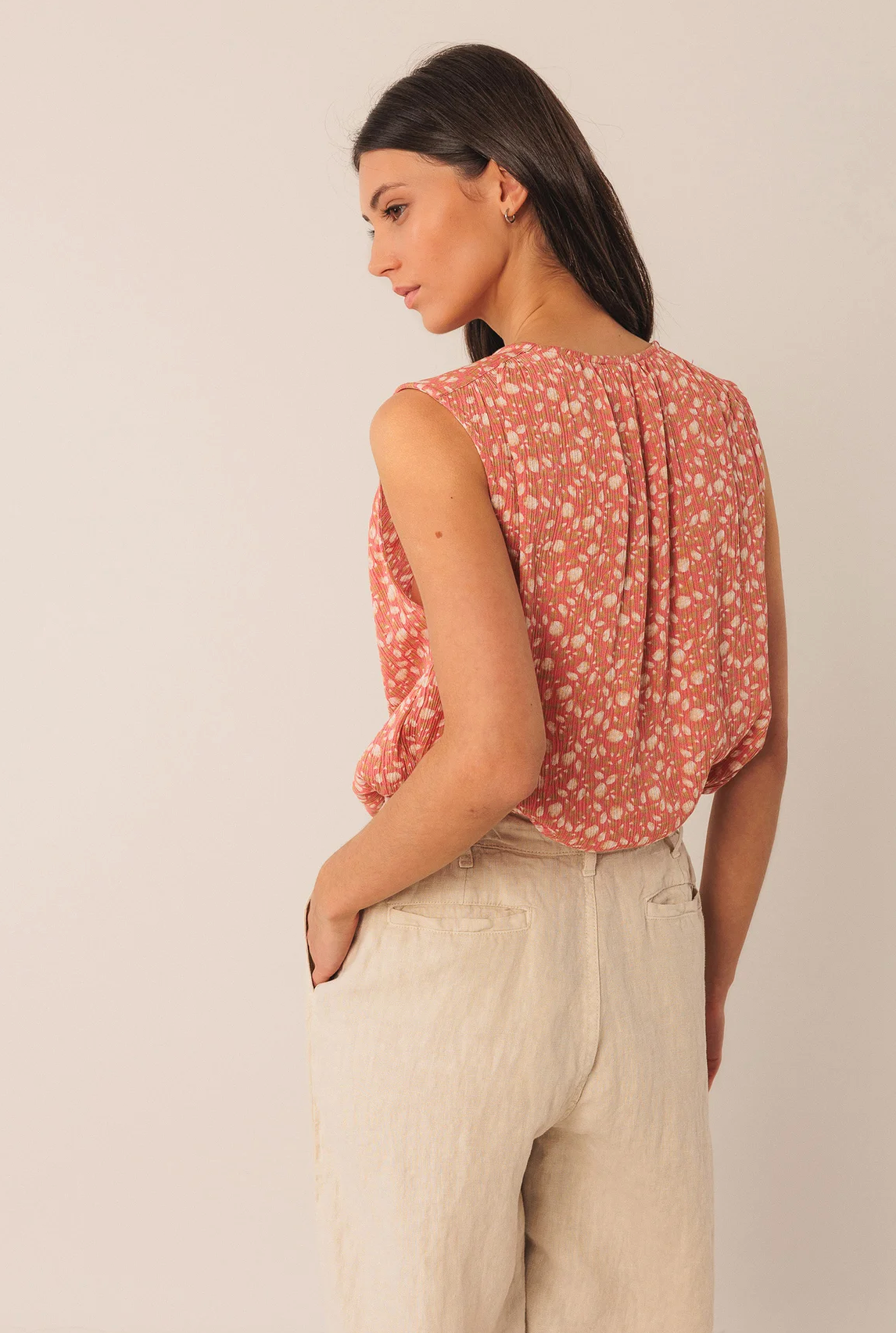 Misa Crepe Top