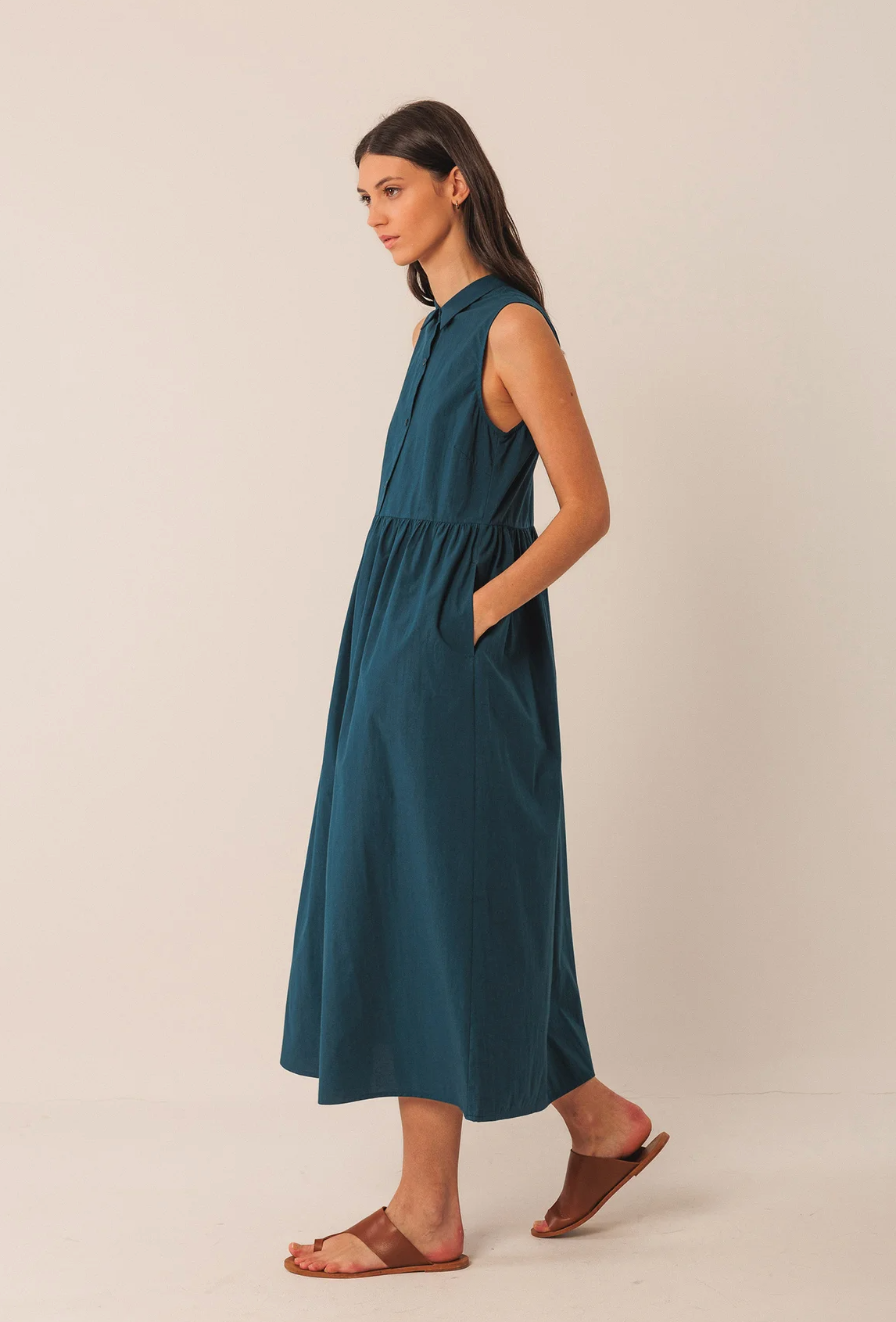 Poplin Shirt Dress
