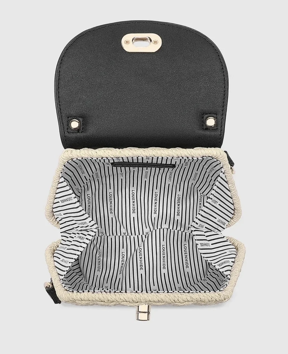 Sandy Raffia Crossbody Bag