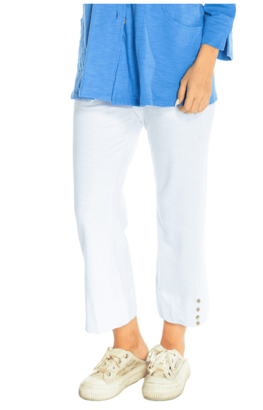 Capri Button Detail Pant 5743