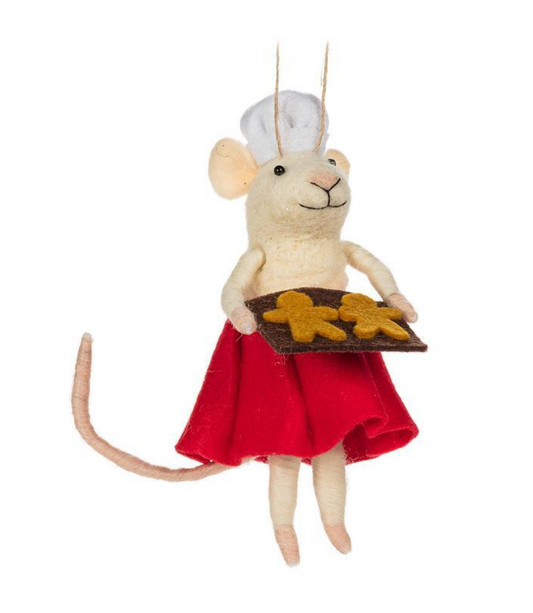 Baker Mouse Ornament