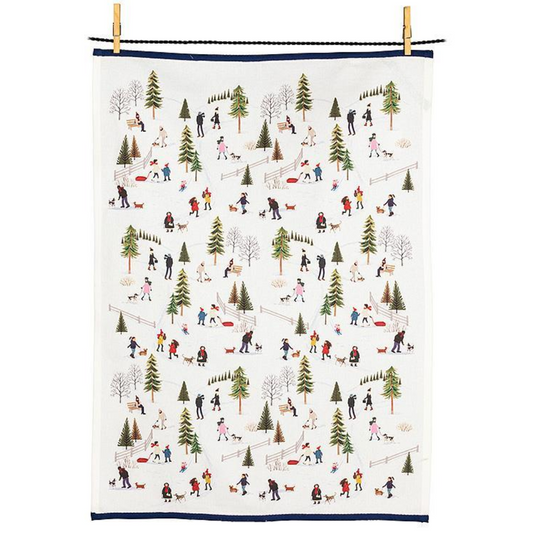 Outdoor Village Kitchen Towel