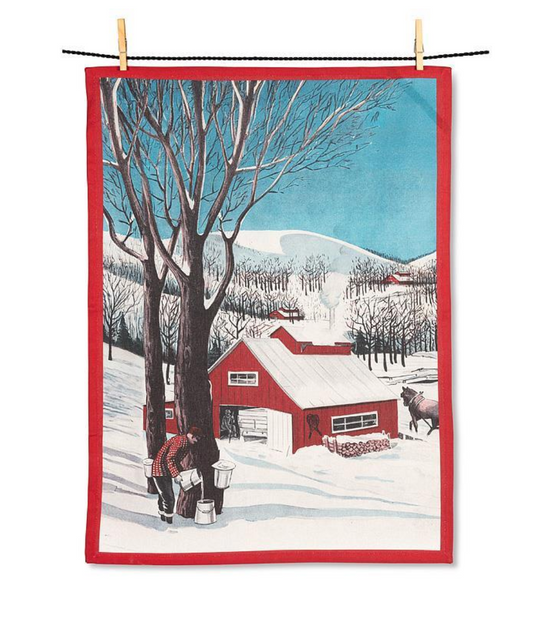 Maple Sugar Shack Kitchen Towel