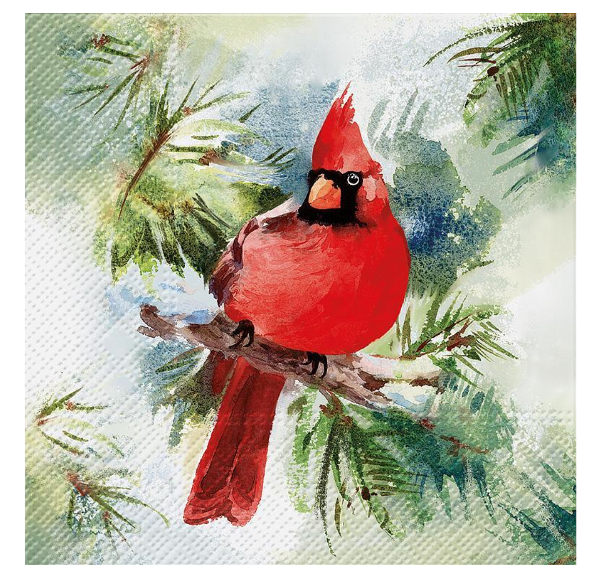 Winter Cardinal Napkins
