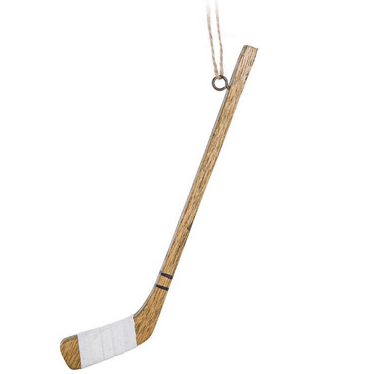 Single Hockey Stick Ornament