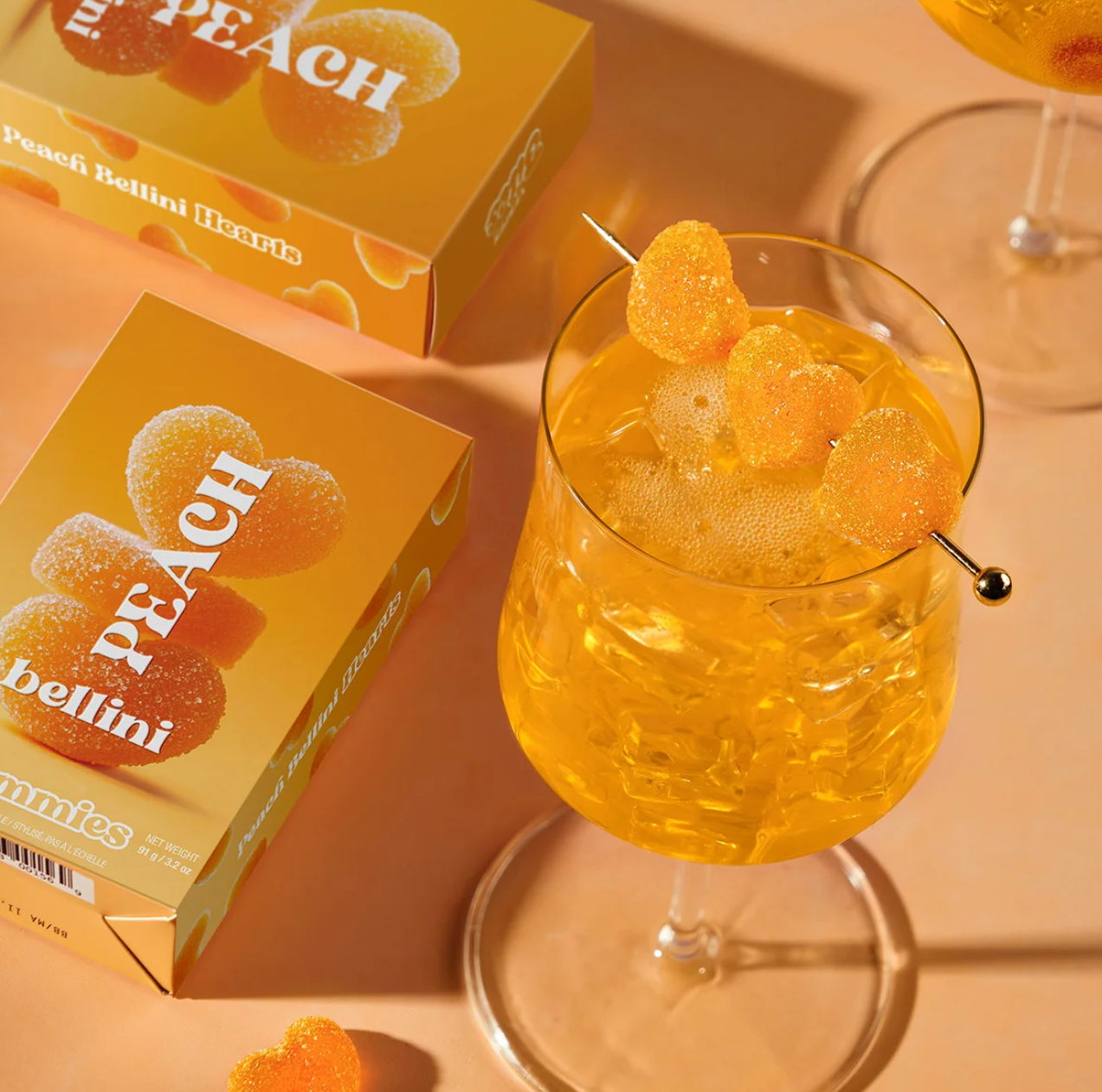 Cocktail Gummies | Peach Bellini