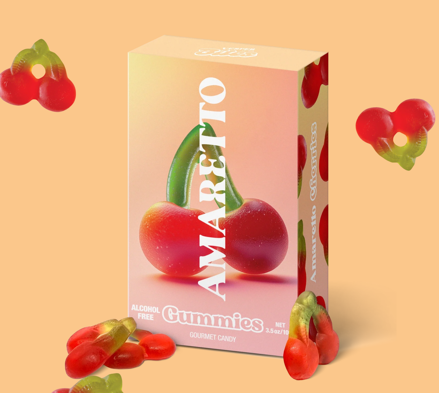 Cocktail Gummies | Amaretto Cherries