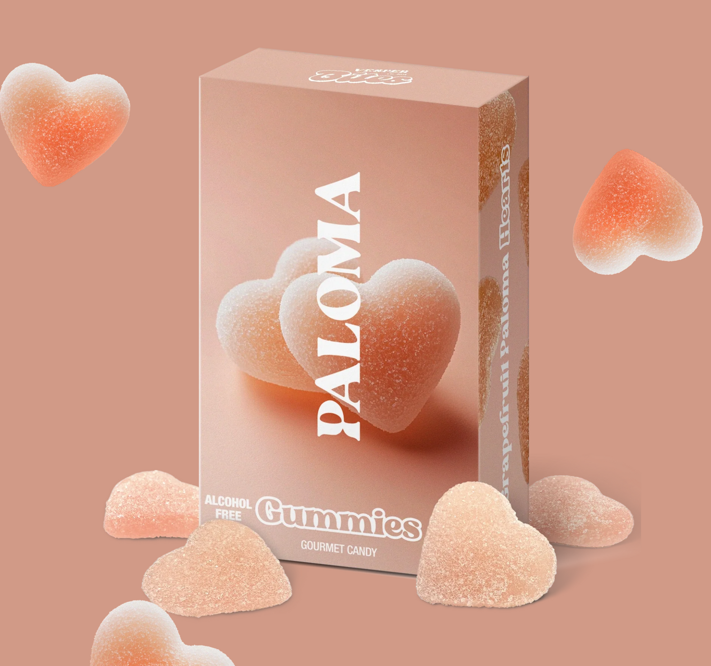 Cocktail Gummies | Paloma Hearts