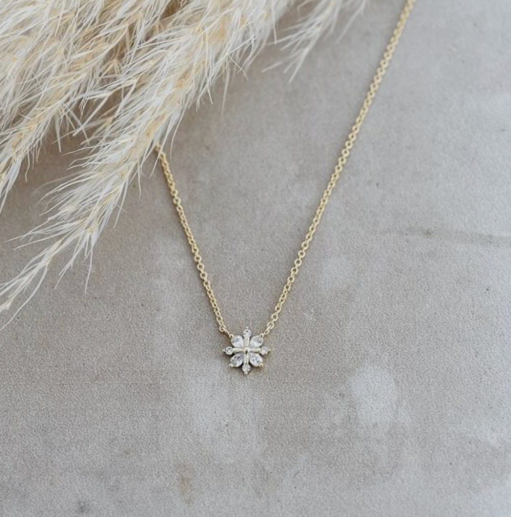 Snow Crystal Necklace