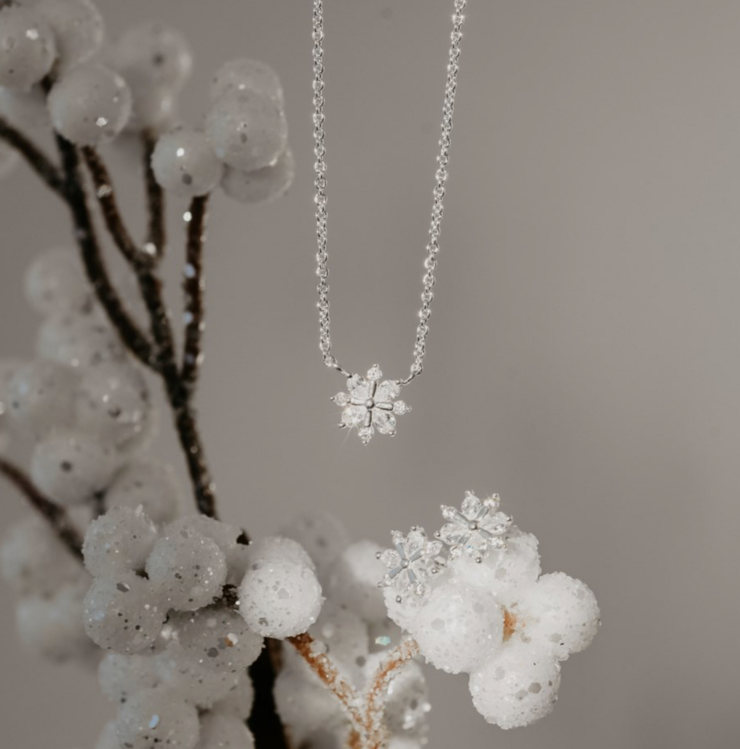 Snow Crystal Necklace