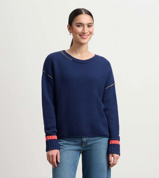 Waffle Knit Sweater