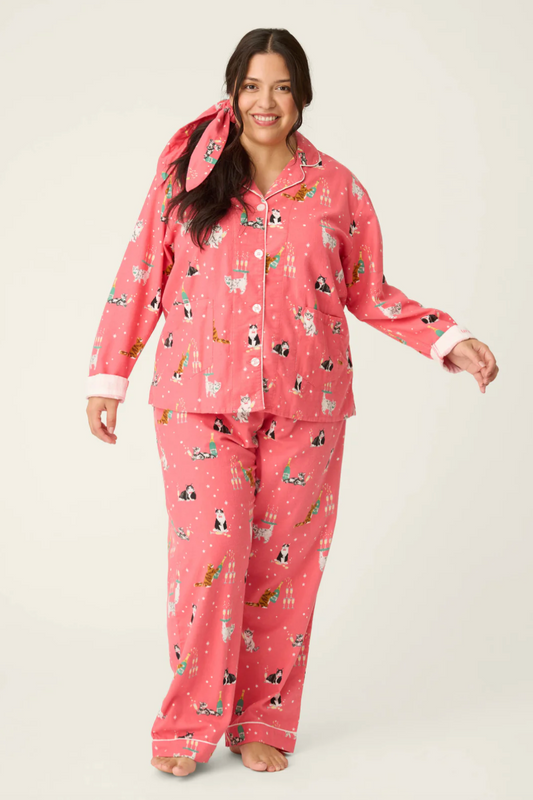 Feeline Festive Print PJ'S