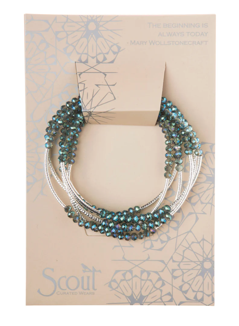 Scout Wrap Bracelet/Necklace Seabreaze