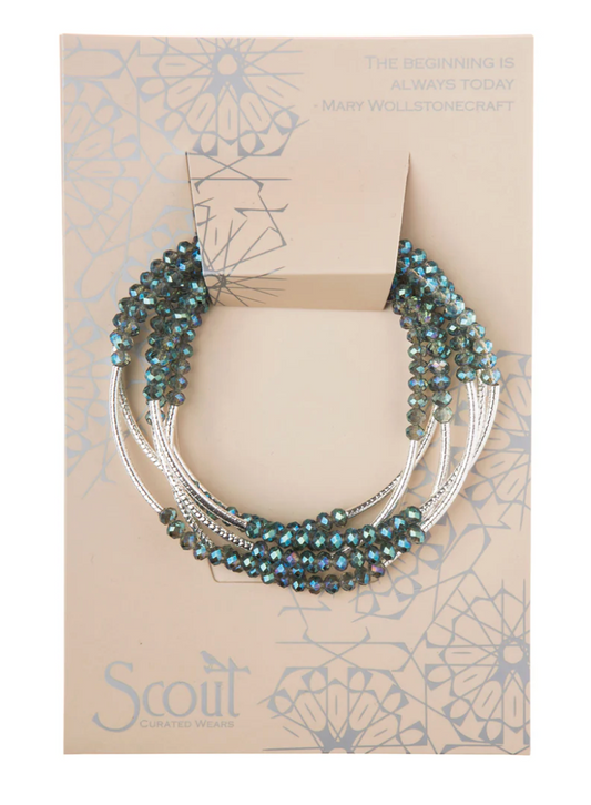 Scout Wrap Bracelet/Necklace Seabreaze