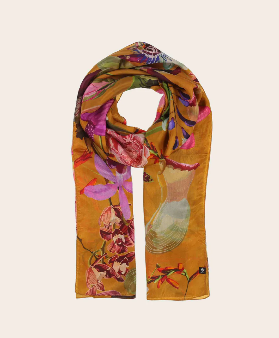 Elegant Silk Stole Scarf
