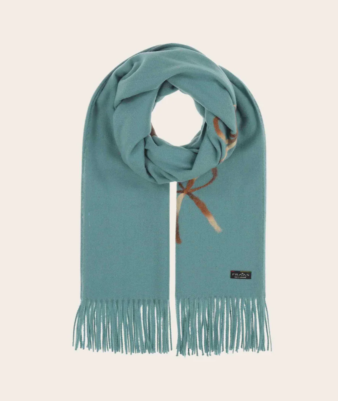 Cashmink Stole with Bows Scarf