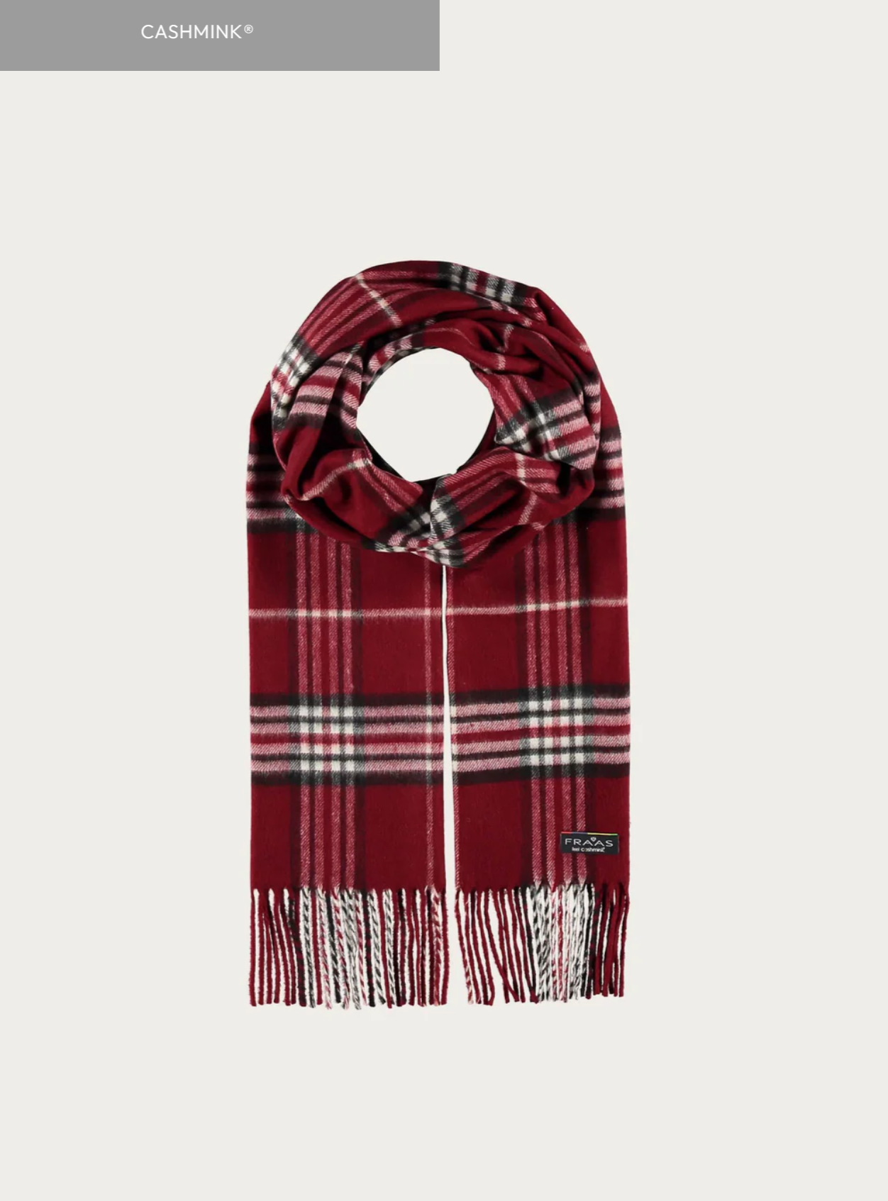 Cashmink Plaid Check Scarf